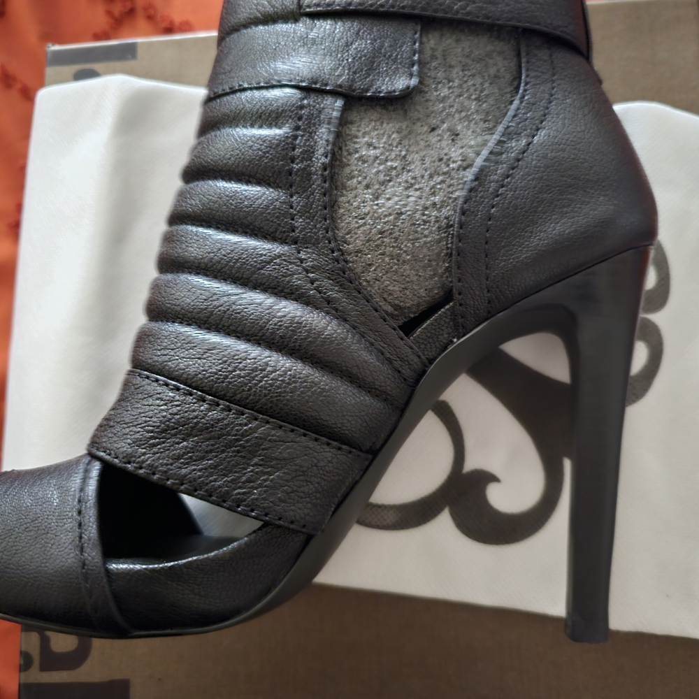 Luxury Rebel Black High Heel Booties
